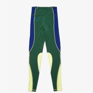 Women's SPORT Color-Block Knit Effect Leggings (M)
Green